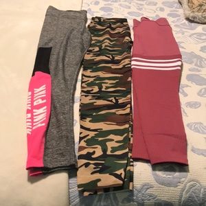 BOMBSHELL VICTORIA’S SECRET and Camo Workout Pants